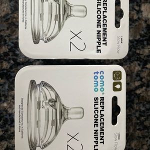 Como Tomo Slow Flow Replacement Nipples